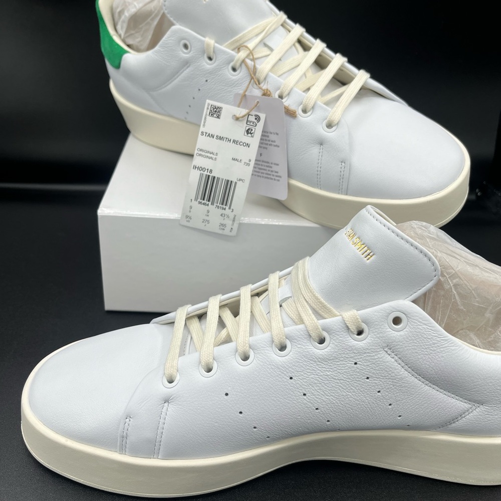 adidas Stan Smith Recon Green White Leather - Picture 11 of 16